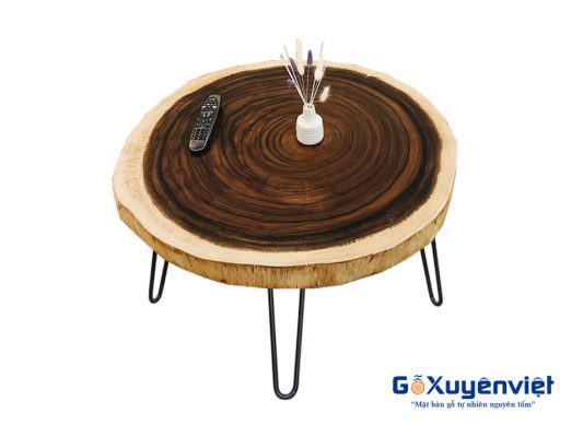 bàn sofa gỗ me tây