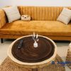 Bàn sofa gỗ me tây 90x90x7cm