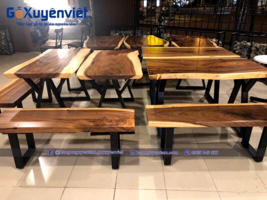 Bàn gỗ nguyên tấm