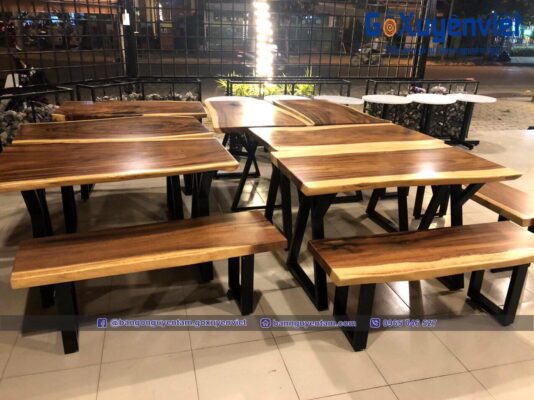 Bàn gỗ nguyên tấm