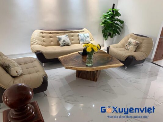 bàn trà gỗ me tây