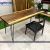 bàn làm việc gỗ me tây